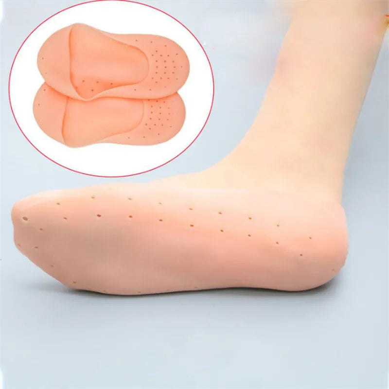 SILICONE HEEL SLEEVE SOCKS FOR HEEL PROTECTION