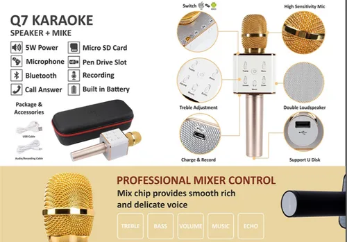 PRODESIRE™ BLUETOOTH MIC WITH BUILTIN SPEAKER