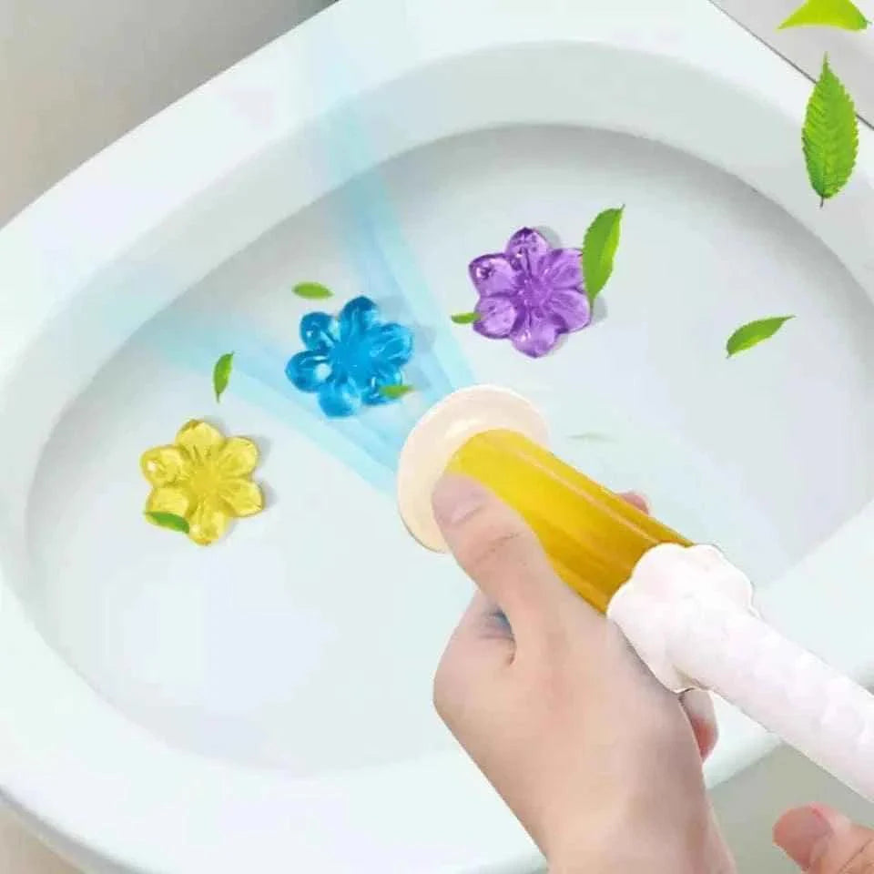 TOILET CLEANING AND FRESHENING GEL