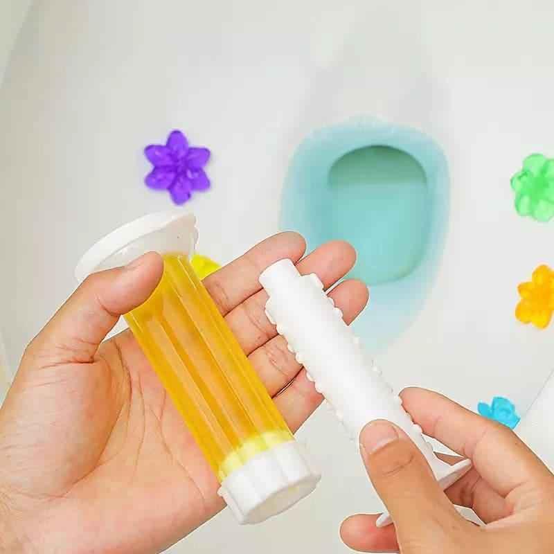 TOILET CLEANING AND FRESHENING GEL