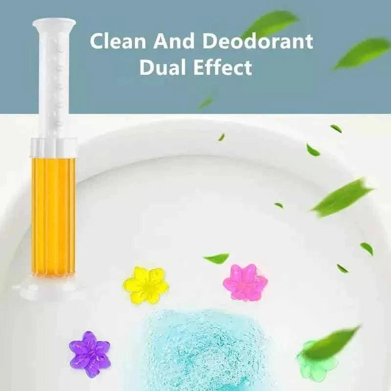 TOILET CLEANING AND FRESHENING GEL