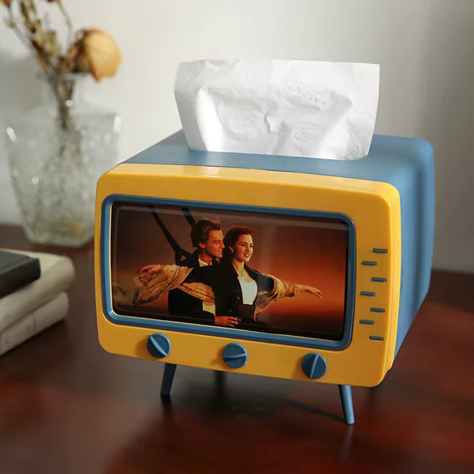 DESKTOP TISSUE BOX ORGANIZER