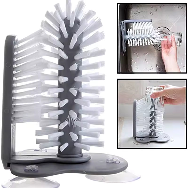 SINK AREA WALL MOUNTED BOTTLE WASHING BRUSH