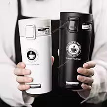 STAINLESS STEEL COFFEE THERMOS MUG – VACUUM SEALED