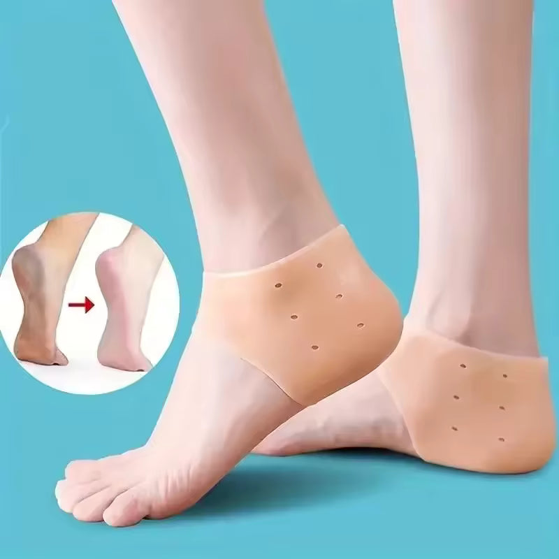 HEEL CARE SILICONE SOCKS FOR SMOOTH FEET