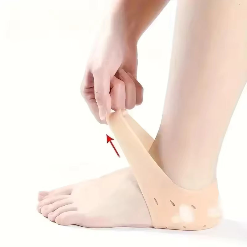 HEEL CARE SILICONE SOCKS FOR SMOOTH FEET