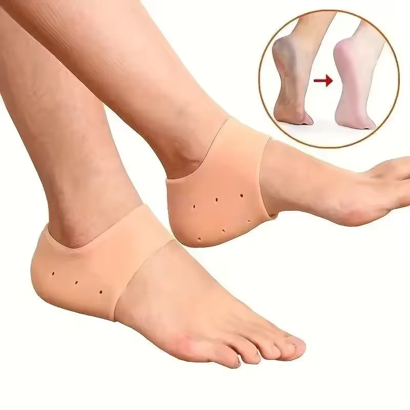 HEEL CARE SILICONE SOCKS FOR SMOOTH FEET