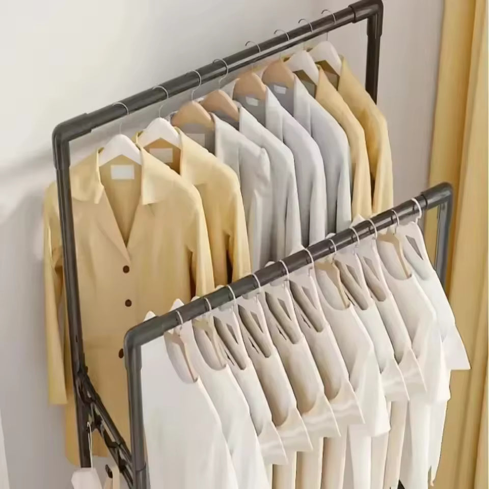 WALL MOUNTED COAT HANGER FOR ENTRYWAY OR LIVING ROOM SPACE