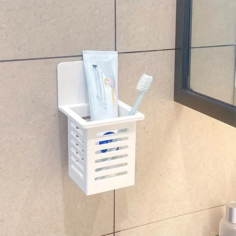 BATHROOM & VANITY WALL STORAGE RACK ORGANIZER