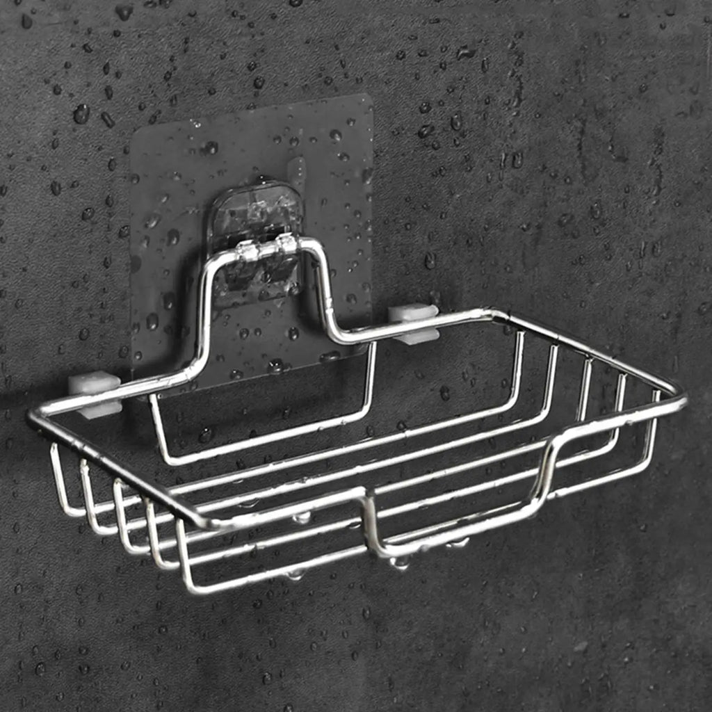 SOAP DISH HOLDER – WALL MOUNTED STAINLESS STEEL RACK