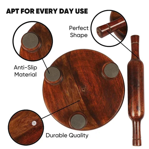 PRODESIRE™ SHEESHAM WOODEN CHAKLA BELAN