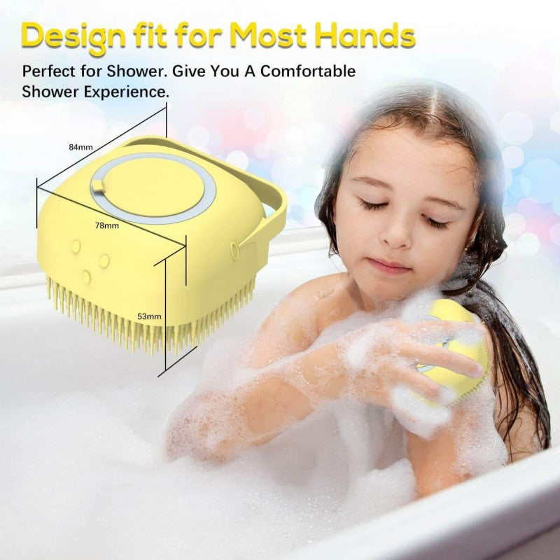 SILICONE BATH BRUSH