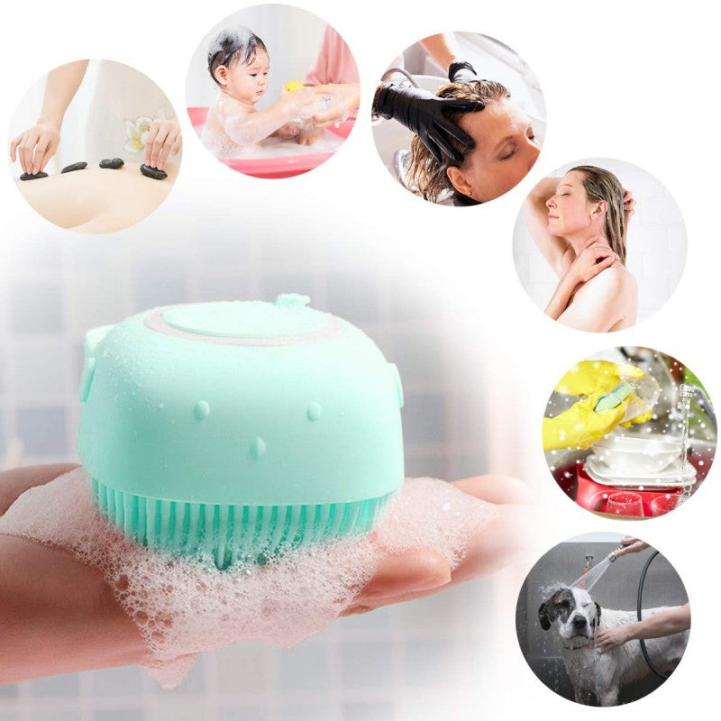 SILICONE BATH BRUSH