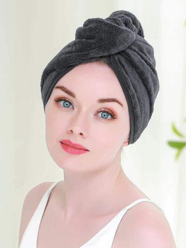 AFTER SHOWER HAIR DRYING TOWEL CAPS